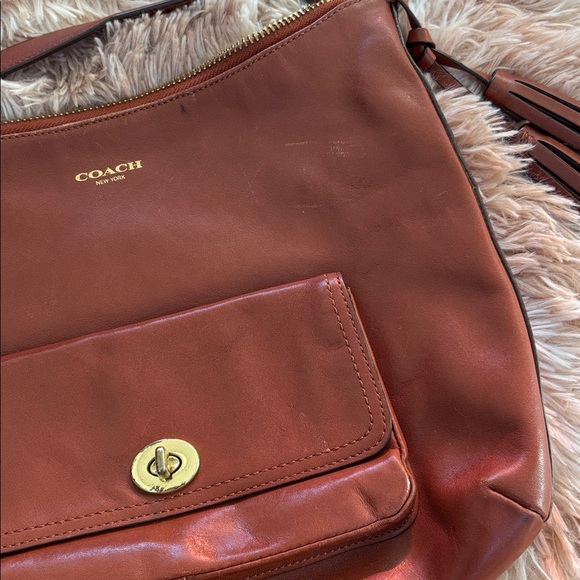 Vintage Coach Legacy Leather Courtenay 22381 Brown Leather Crossbody - Picture 4 of 15